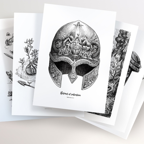 A4 Armour Collection - 6 Print Group