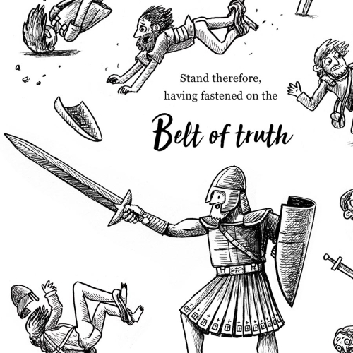 A3 Belt of Truth Print