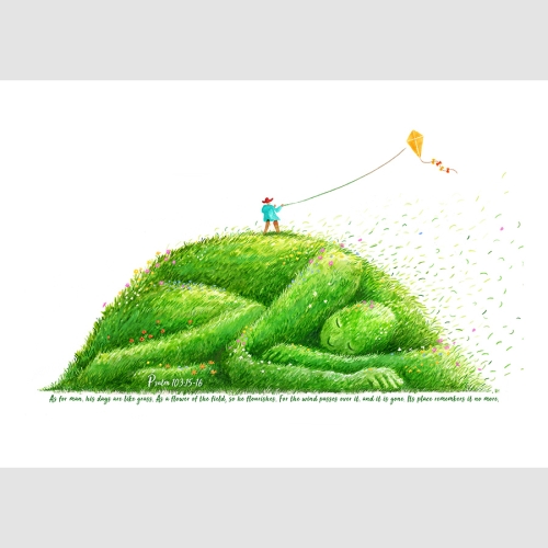 A3 Time is Precious Print