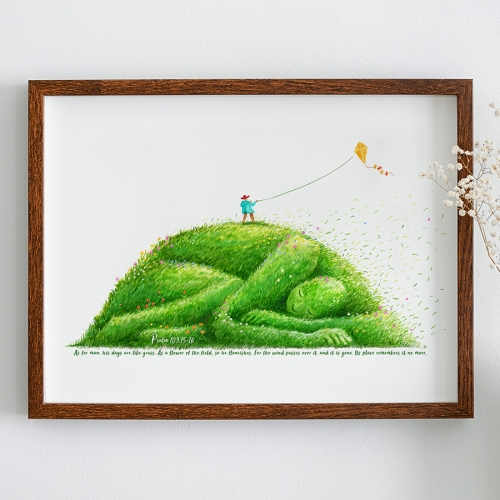 A3 Time is Precious Print