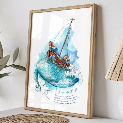 French Adventure A3 Art Print