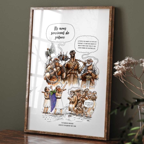 French They Are Our Bread A3 Art Print