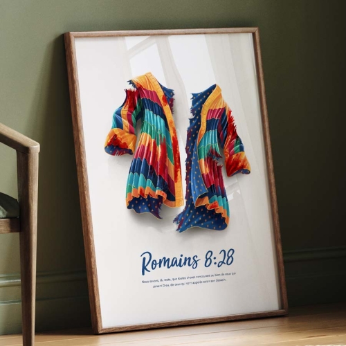 French Joseph’s Coat A3 Art Print