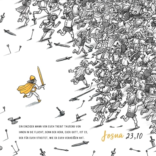 German One Will Chase a Thousand A3 Art Print