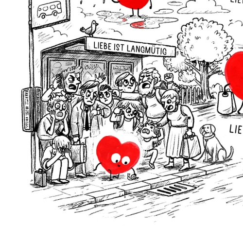 German Love Is… A3 Art Print