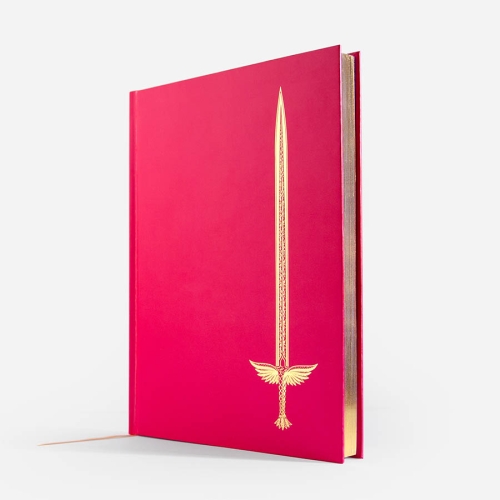 Lovers & Fighters Journal front cover and gold detail 