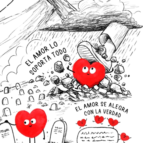 Spanish Love Is… A3 Art Print