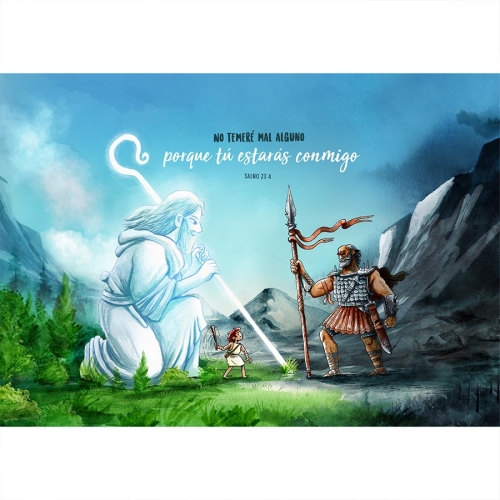 Spanish Fear No Evil A3 Art Print 