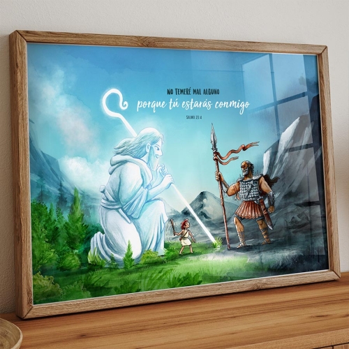 Spanish Fear No Evil A3 Art Print 