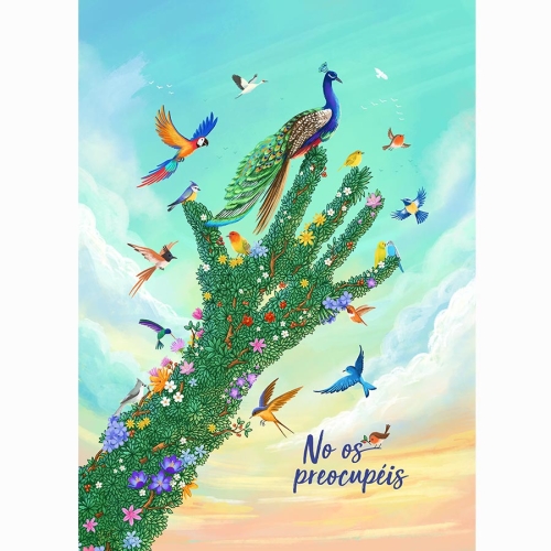 Spanish Do Not Worry A3 Art Print