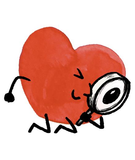 Heart mascot character